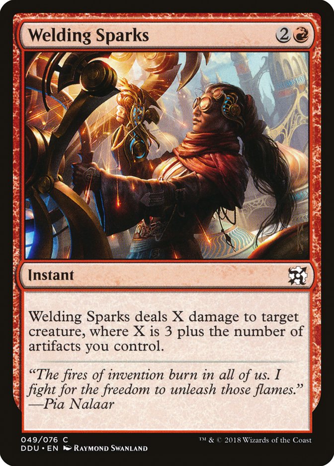 Welding Sparks [Duel Decks: Elves vs. Inventors] | Shuffle n Cut Hobbies & Games