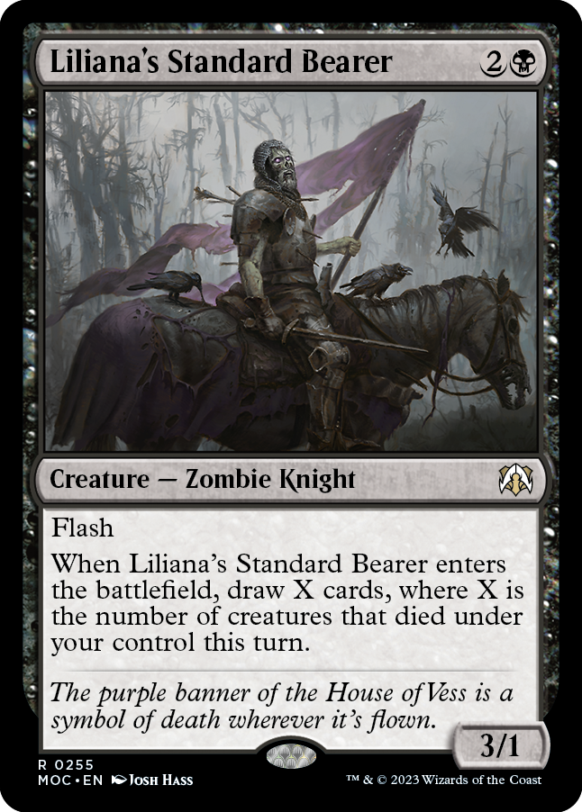 Liliana's Standard Bearer [March of the Machine Commander] | Shuffle n Cut Hobbies & Games