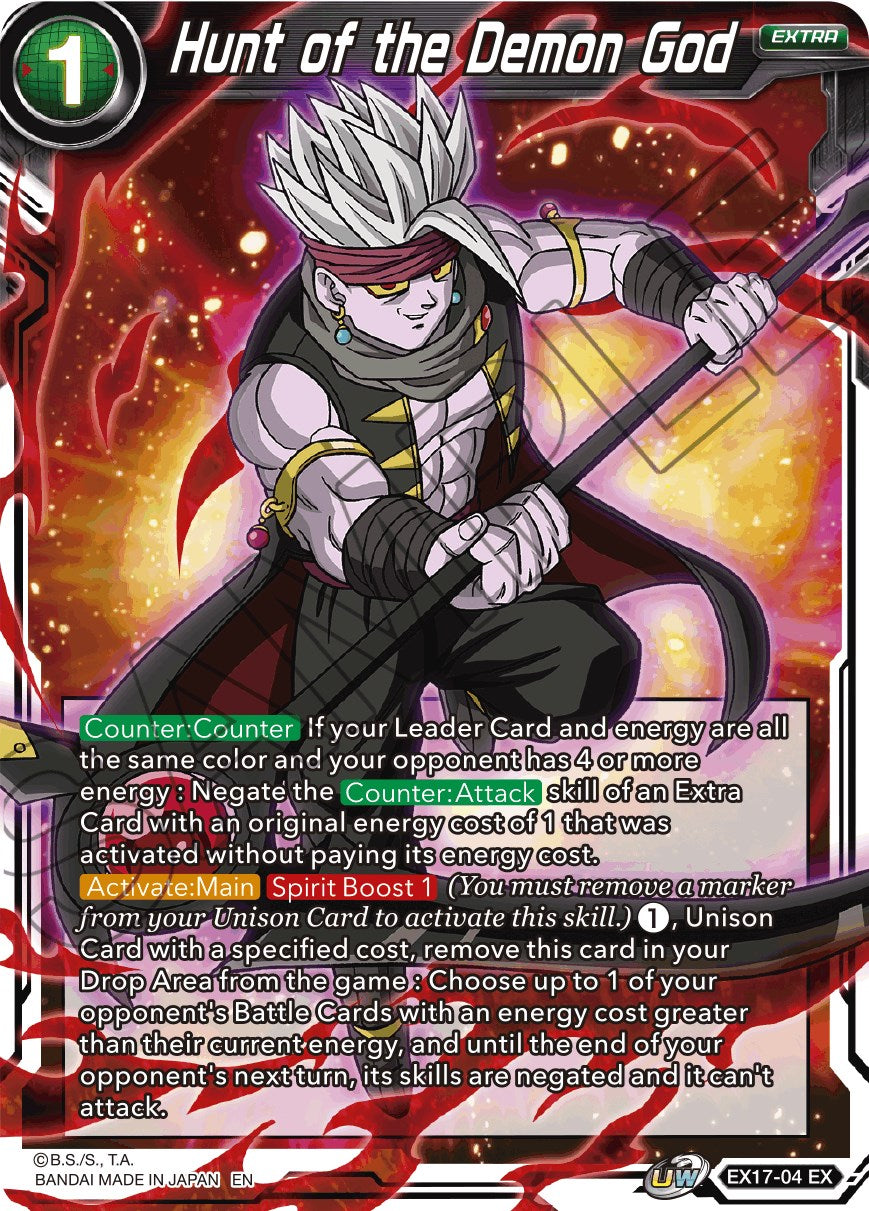 Hunt of the Demon God (EX17-04) [Saiyan Booster] | Shuffle n Cut Hobbies & Games