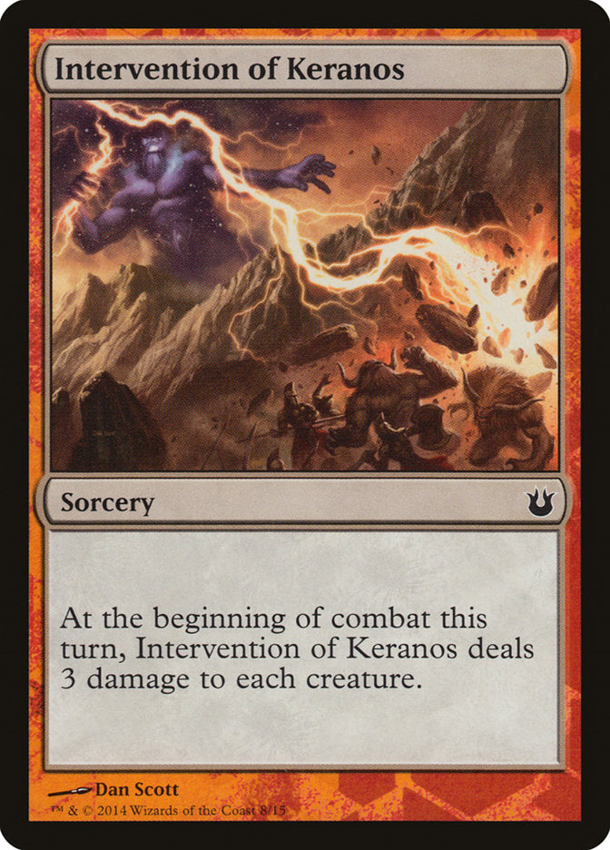 Intervention of Keranos [Born of the Gods Battle the Horde] | Shuffle n Cut Hobbies & Games