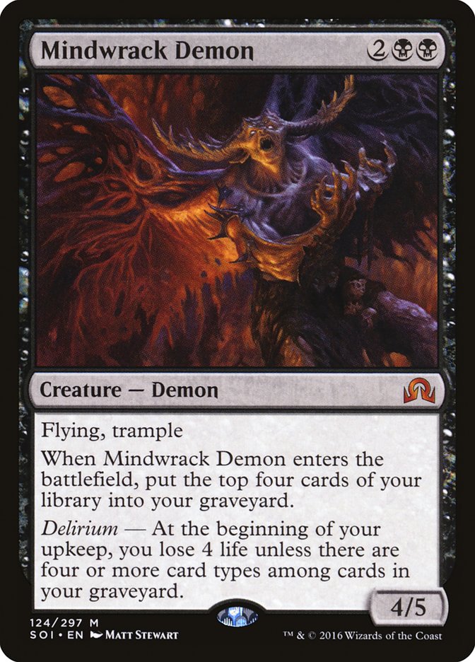 Mindwrack Demon [Shadows over Innistrad] | Shuffle n Cut Hobbies & Games