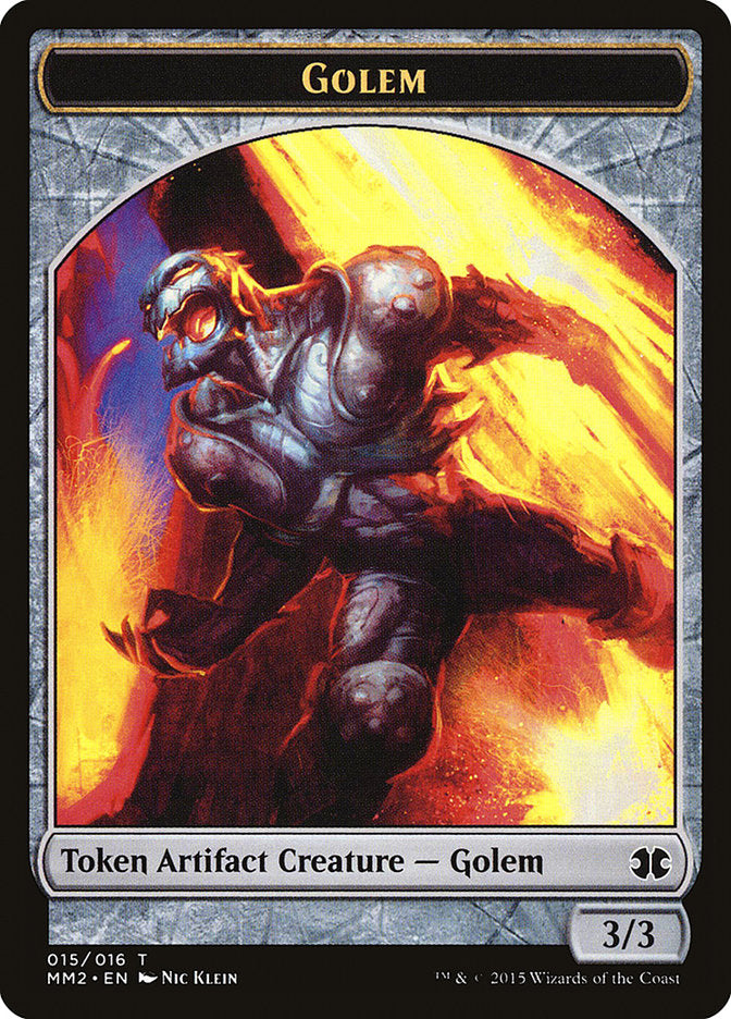 Golem Token [Modern Masters 2015 Tokens] | Shuffle n Cut Hobbies & Games