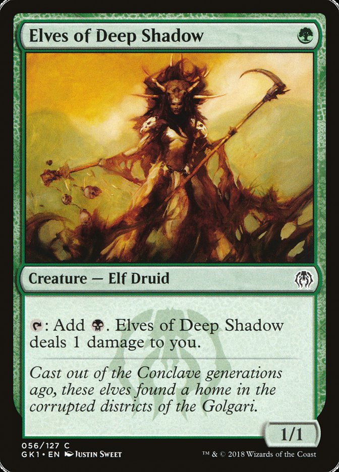 Elves of Deep Shadow [Guilds of Ravnica Guild Kit] | Shuffle n Cut Hobbies & Games