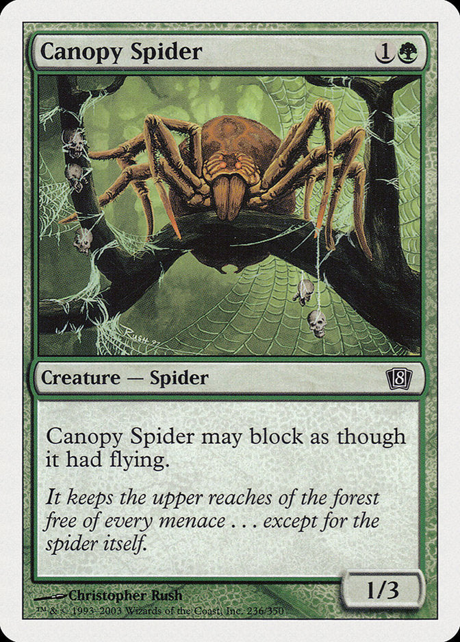 Canopy Spider [Eighth Edition] | Shuffle n Cut Hobbies & Games