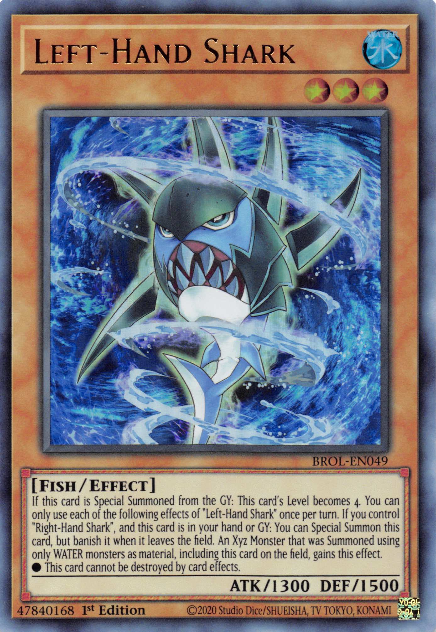 Left-Hand Shark [BROL-EN049] Ultra Rare | Shuffle n Cut Hobbies & Games