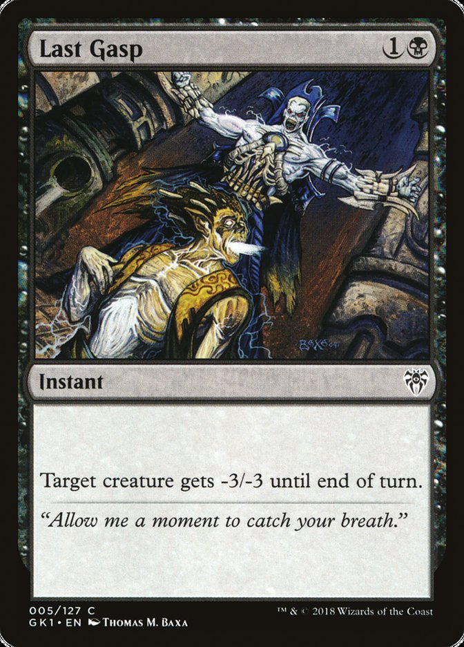 Last Gasp [Guilds of Ravnica Guild Kit] | Shuffle n Cut Hobbies & Games