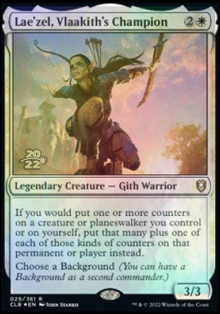 Lae'zel, Vlaakith's Champion [Commander Legends: Battle for Baldur's Gate Prerelease Promos] | Shuffle n Cut Hobbies & Games