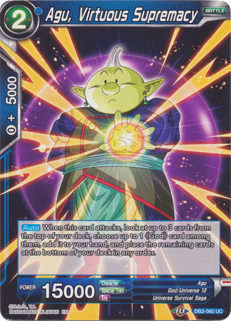 Agu, Virtuous Supremacy [DB2-060] | Shuffle n Cut Hobbies & Games