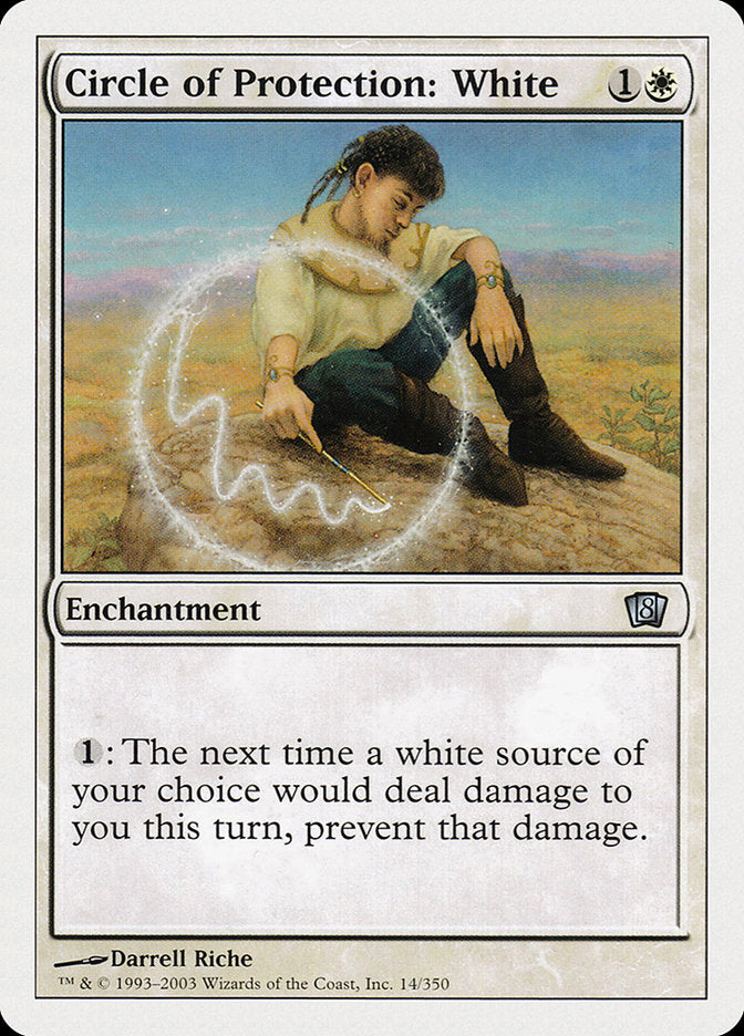 Circle of Protection: White [Eighth Edition] | Shuffle n Cut Hobbies & Games