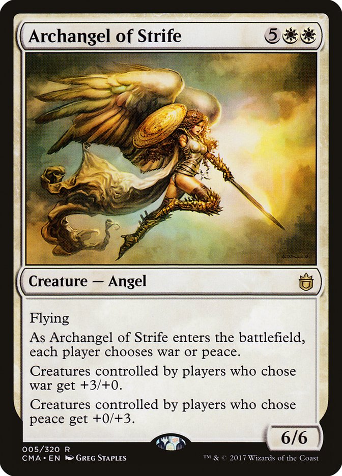 Archangel of Strife [Commander Anthology] | Shuffle n Cut Hobbies & Games