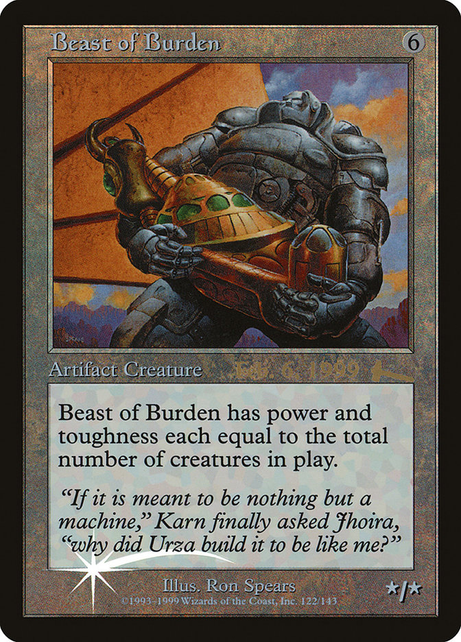 Beast of Burden [Urza's Legacy Promos] | Shuffle n Cut Hobbies & Games