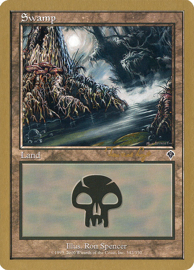 Swamp (tvdl342) (Tom van de Logt) [World Championship Decks 2001] | Shuffle n Cut Hobbies & Games