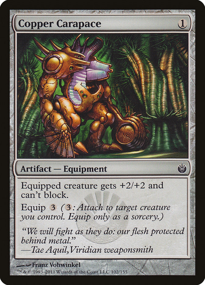 Copper Carapace [Mirrodin Besieged] | Shuffle n Cut Hobbies & Games