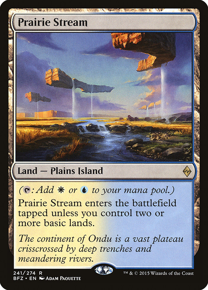 Prairie Stream [Battle for Zendikar] | Shuffle n Cut Hobbies & Games