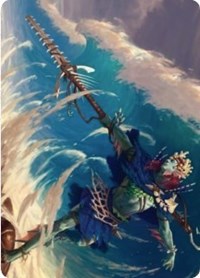 Tazeem Roilmage Art Card [Zendikar Rising Art Series] | Shuffle n Cut Hobbies & Games