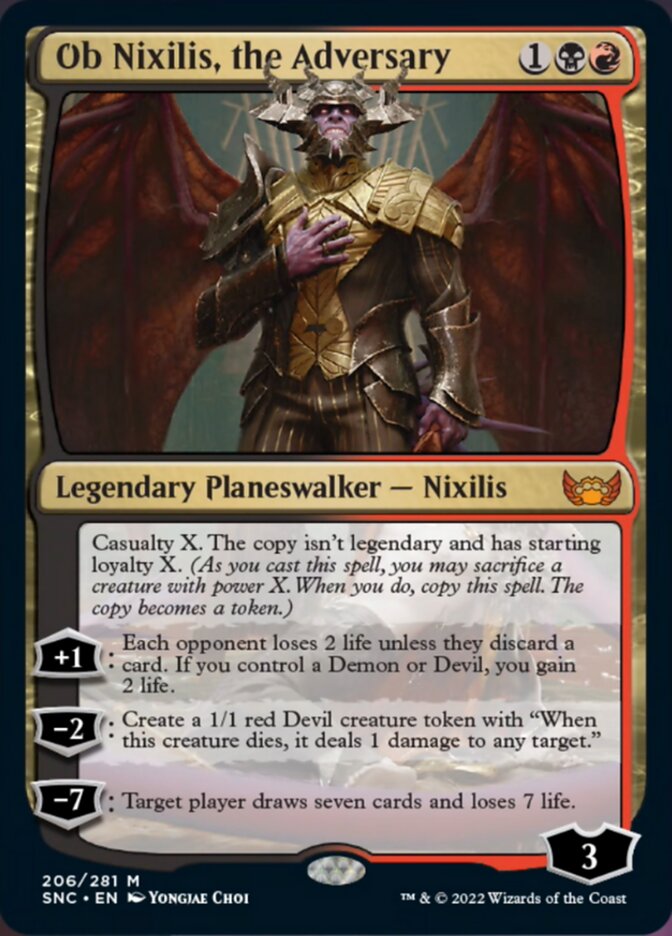 Ob Nixilis, the Adversary [Streets of New Capenna] | Shuffle n Cut Hobbies & Games