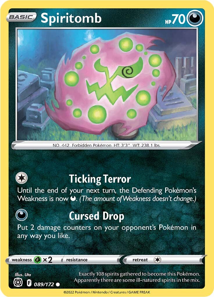 Spiritomb (089/172) [Sword & Shield: Brilliant Stars] | Shuffle n Cut Hobbies & Games