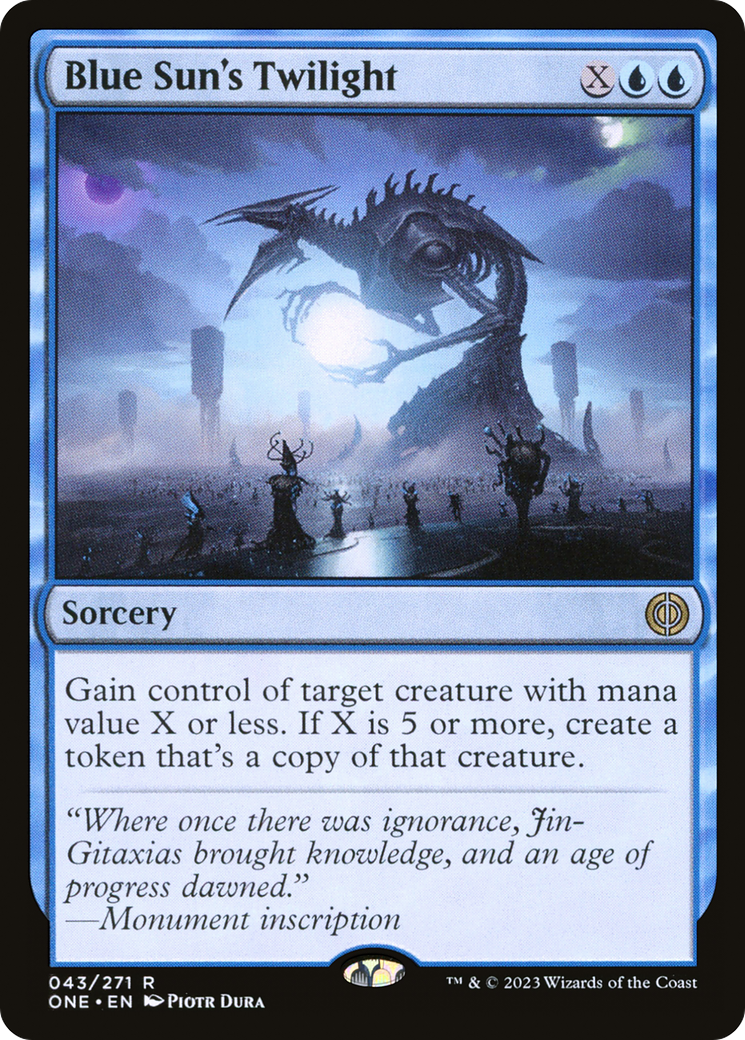 Blue Sun's Twilight [Phyrexia: All Will Be One] | Shuffle n Cut Hobbies & Games