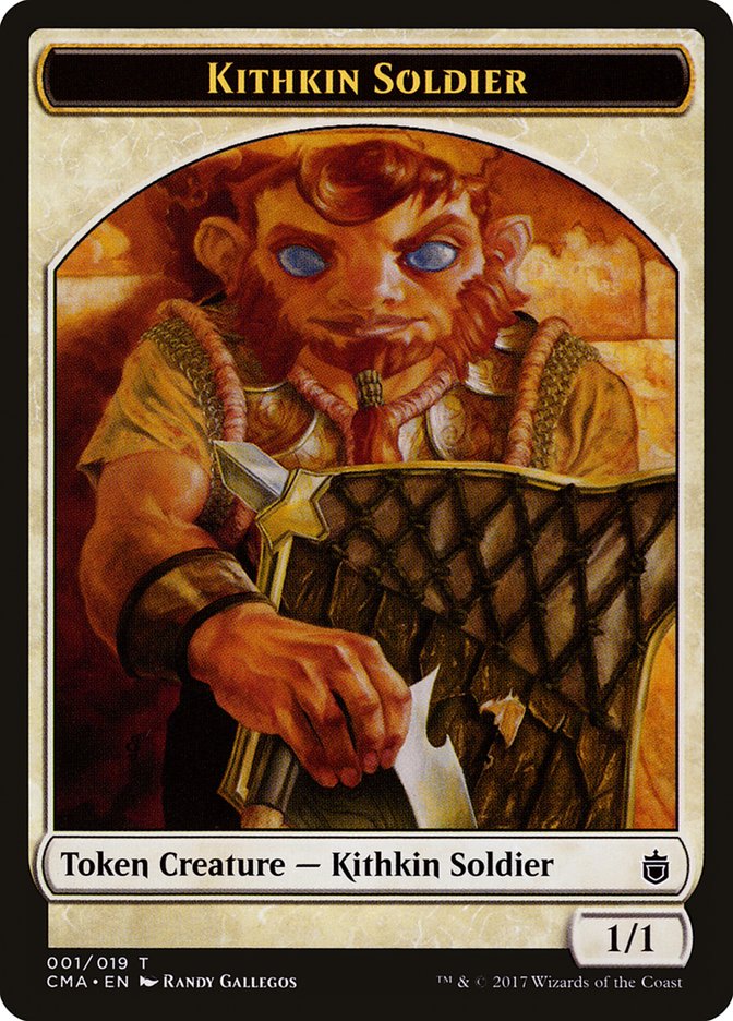 Kithkin Soldier Token [Commander Anthology Tokens] | Shuffle n Cut Hobbies & Games