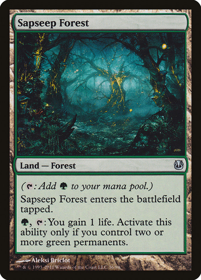 Sapseep Forest [Duel Decks: Ajani vs. Nicol Bolas] | Shuffle n Cut Hobbies & Games