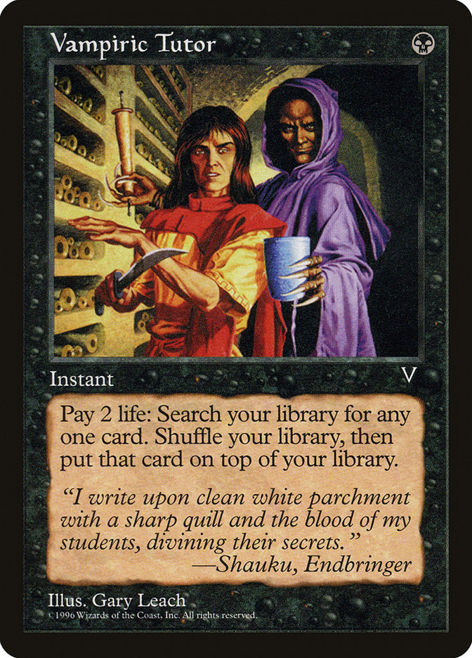 Vampiric Tutor [Visions] | Shuffle n Cut Hobbies & Games