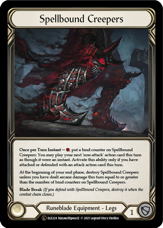 Spellbound Creepers [U-ELE224] Unlimited Rainbow Foil | Shuffle n Cut Hobbies & Games