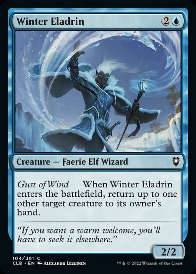 Winter Eladrin [Commander Legends: Battle for Baldur's Gate] | Shuffle n Cut Hobbies & Games