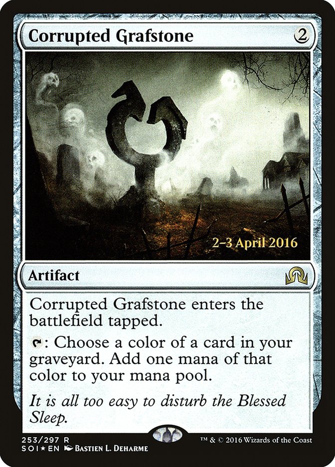 Corrupted Grafstone [Shadows over Innistrad Prerelease Promos] | Shuffle n Cut Hobbies & Games