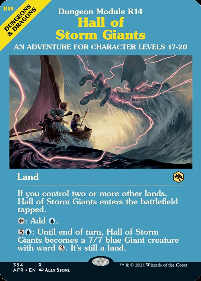 Hall of Storm Giants (Dungeon Module) [Dungeons & Dragons: Adventures in the Forgotten Realms] | Shuffle n Cut Hobbies & Games