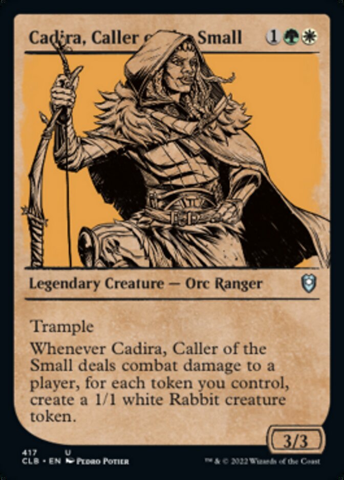 Cadira, Caller of the Small (Showcase) [Commander Legends: Battle for Baldur's Gate] | Shuffle n Cut Hobbies & Games