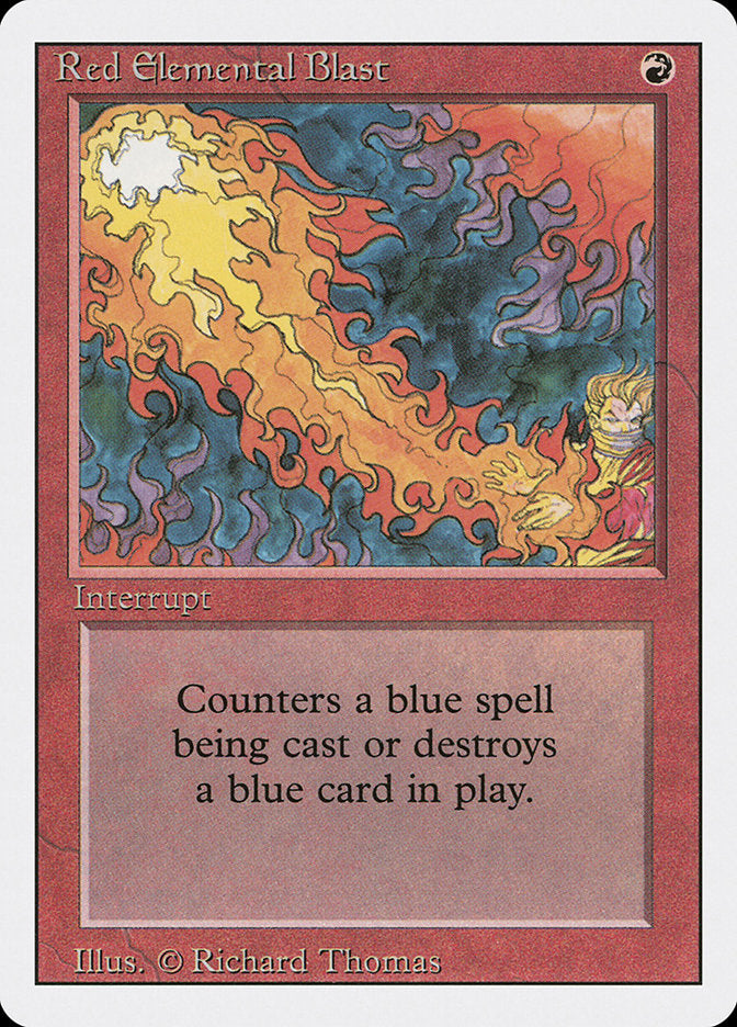 Red Elemental Blast [Revised Edition] | Shuffle n Cut Hobbies & Games