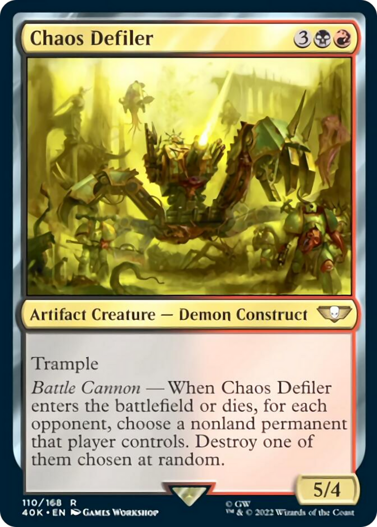 Chaos Defiler (Surge Foil) [Warhammer 40,000] | Shuffle n Cut Hobbies & Games