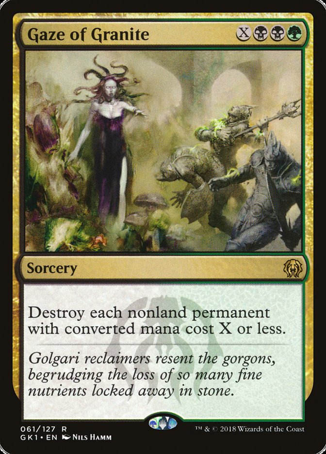 Gaze of Granite [Guilds of Ravnica Guild Kit] | Shuffle n Cut Hobbies & Games