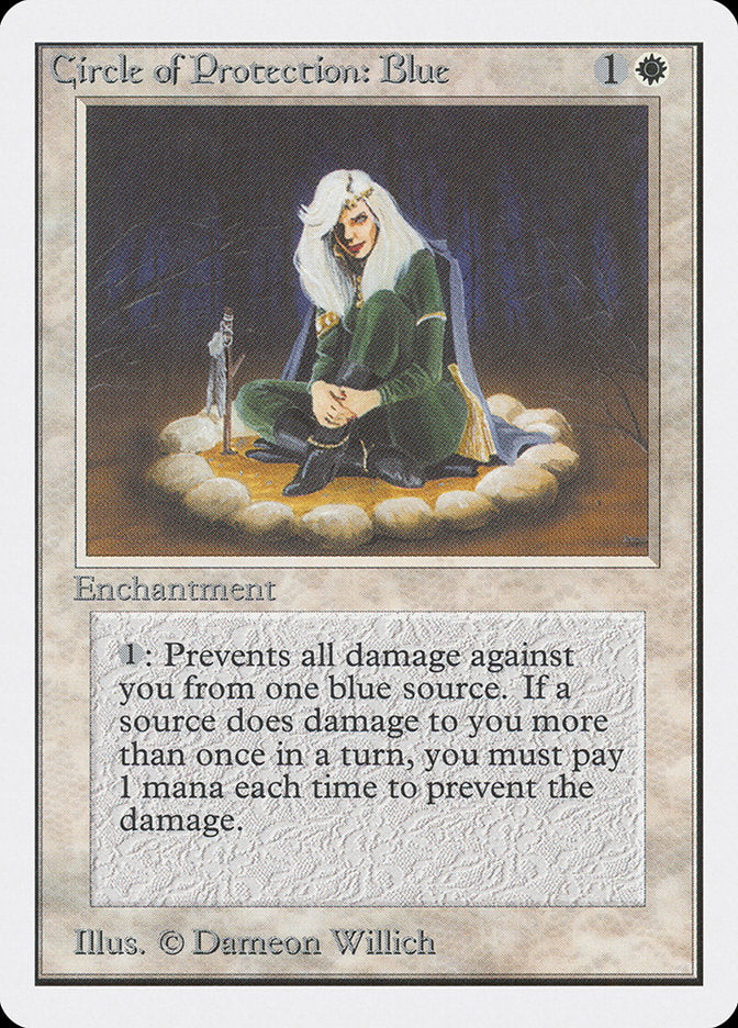 Circle of Protection: Blue [Unlimited Edition] | Shuffle n Cut Hobbies & Games