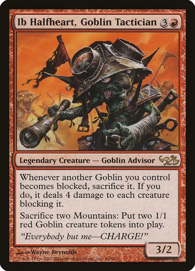 Ib Halfheart, Goblin Tactician [Duel Decks: Elves vs. Goblins] | Shuffle n Cut Hobbies & Games