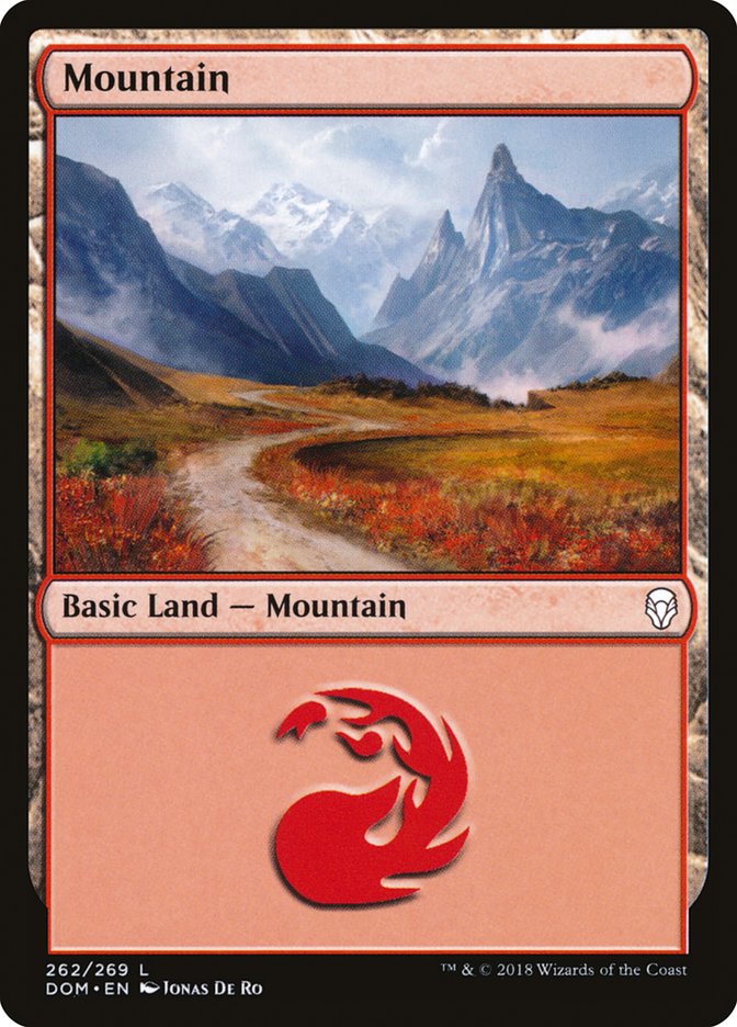 Mountain (262) [Dominaria] | Shuffle n Cut Hobbies & Games