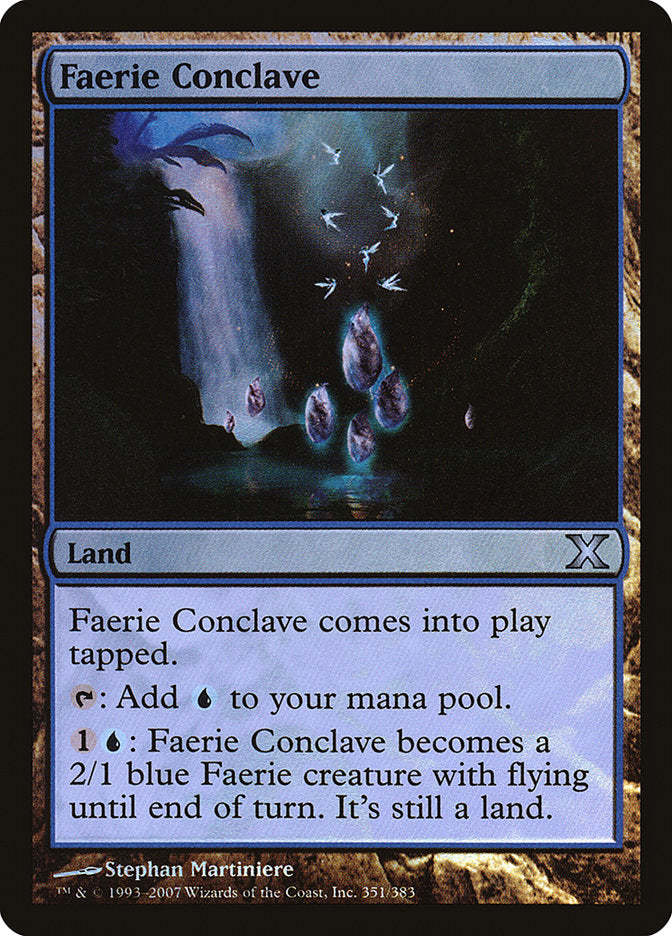 Faerie Conclave (Premium Foil) [Tenth Edition] | Shuffle n Cut Hobbies & Games