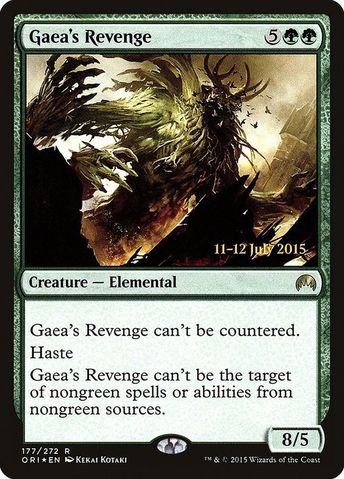 Gaea's Revenge [Magic Origins Prerelease Promos] | Shuffle n Cut Hobbies & Games