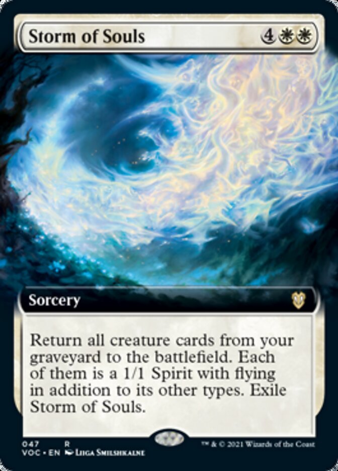 Storm of Souls (Extended Art) [Innistrad: Crimson Vow Commander] | Shuffle n Cut Hobbies & Games