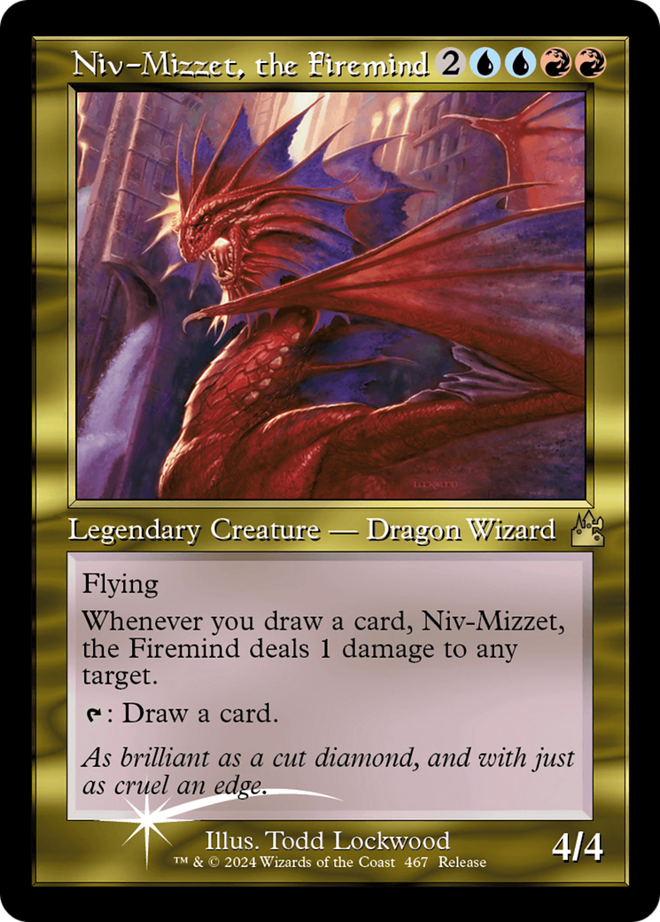 Niv-Mizzet, the Firemind (Retro Frame) [Ravnica Remastered] | Shuffle n Cut Hobbies & Games