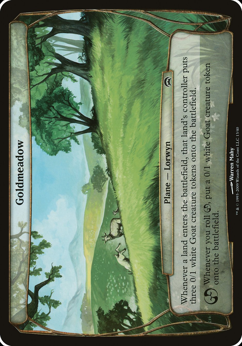 Goldmeadow (Planes) [Planechase Planes] | Shuffle n Cut Hobbies & Games