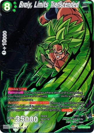 Broly, Limits Transcended (SPR) [BT6-060_SPR] | Shuffle n Cut Hobbies & Games