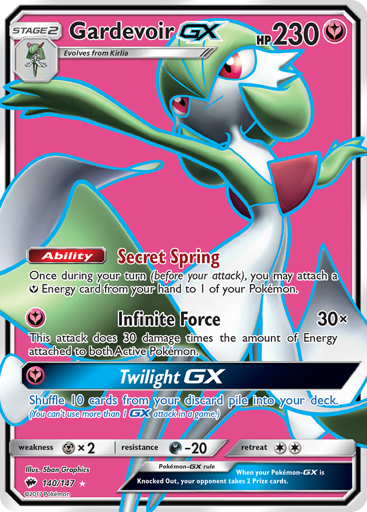 Gardevoir GX (140/147) [Sun & Moon: Burning Shadows] | Shuffle n Cut Hobbies & Games