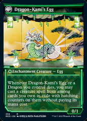 The Dragon-Kami Reborn // Dragon-Kami's Egg (Showcase Soft Glow) [Kamigawa: Neon Dynasty] | Shuffle n Cut Hobbies & Games