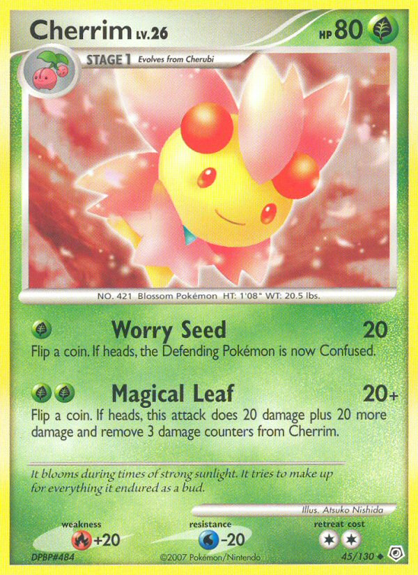 Cherrim (45/130) [Diamond & Pearl: Base Set] | Shuffle n Cut Hobbies & Games