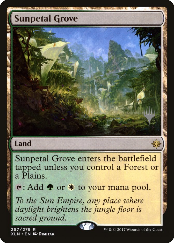 Sunpetal Grove (Promo Pack) [Ixalan Promos] | Shuffle n Cut Hobbies & Games