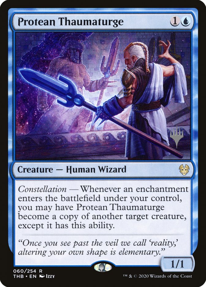 Protean Thaumaturge (Promo Pack) [Theros Beyond Death Promos] | Shuffle n Cut Hobbies & Games