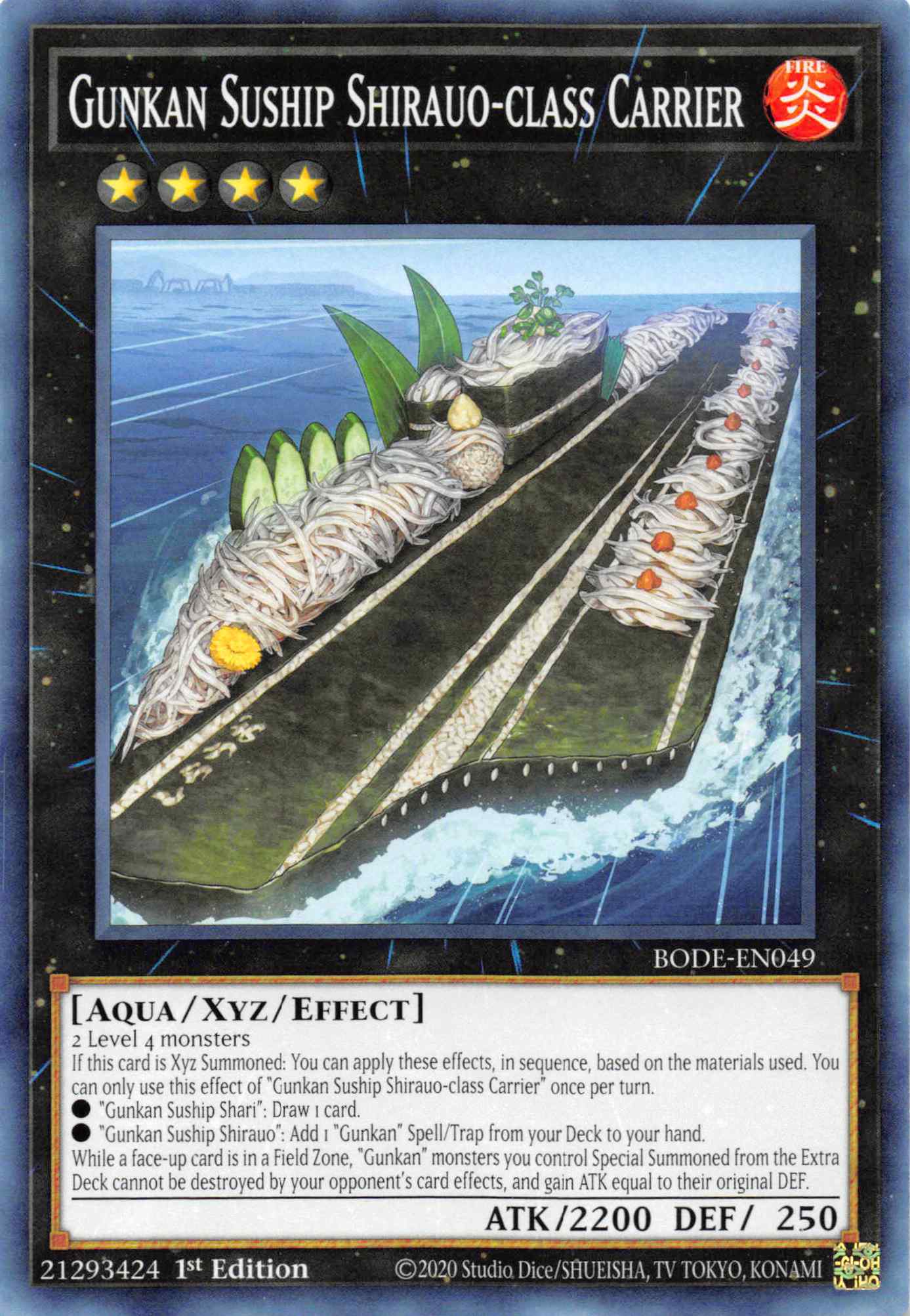 Gunkan Suship Shirauo-class Carrier [BODE-EN049] Common | Shuffle n Cut Hobbies & Games