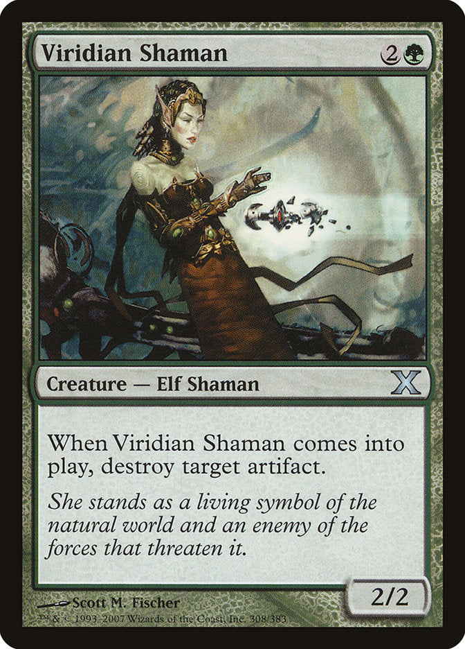 Viridian Shaman [Tenth Edition] | Shuffle n Cut Hobbies & Games