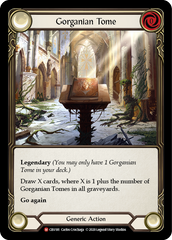 Gorganian Tome [CRU181] 1st Edition Rainbow Foil | Shuffle n Cut Hobbies & Games